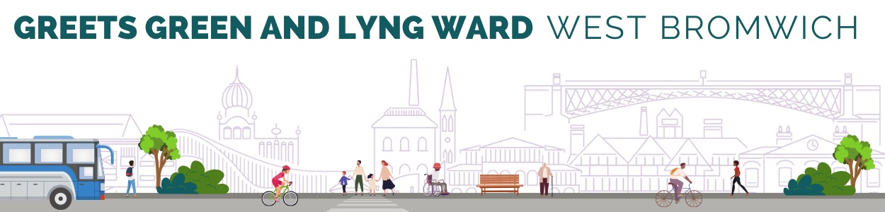 Greets green lyng ward banner