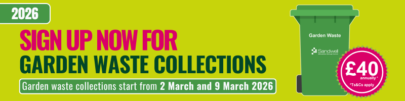 garden waste collections banner