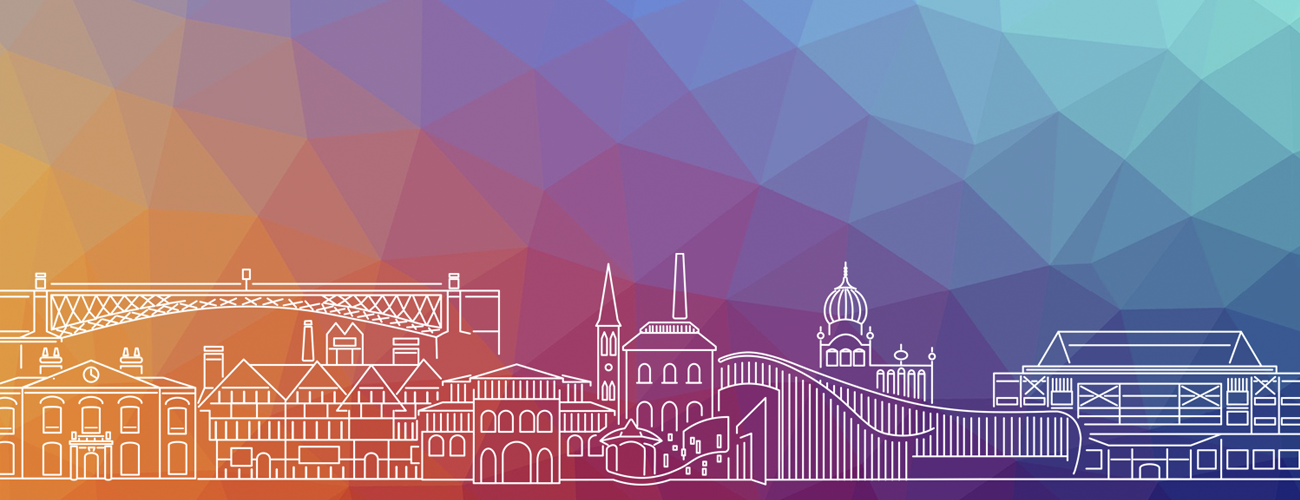 Vector image of Sandwell skyline