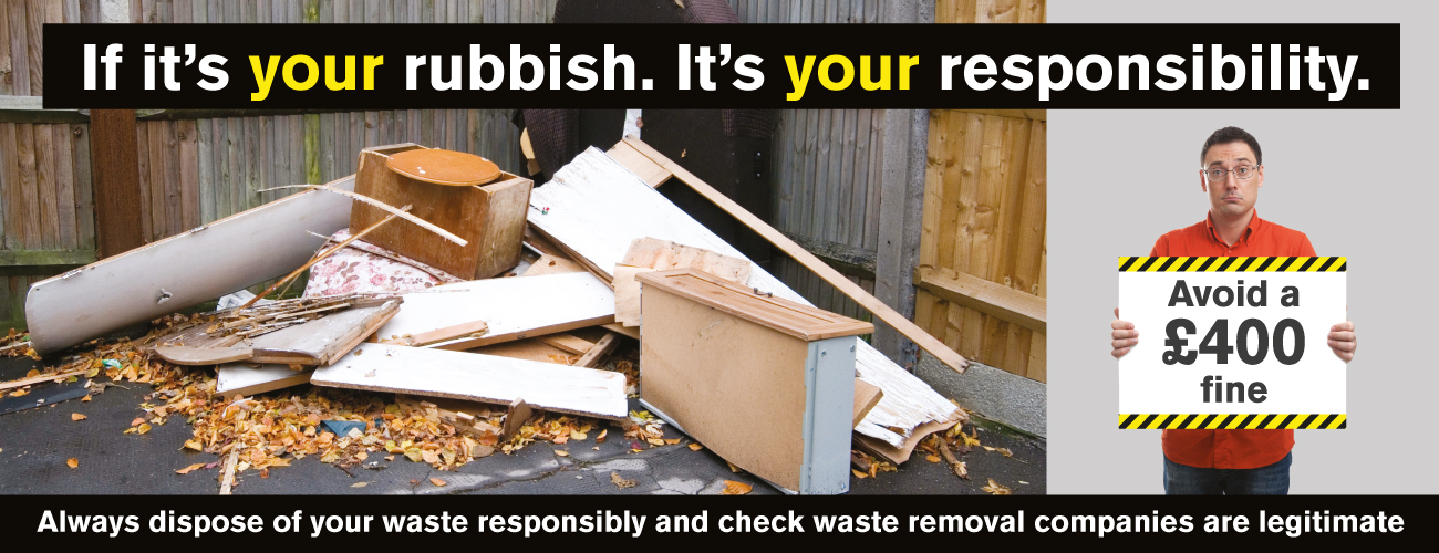£400 fine for fly-tipping