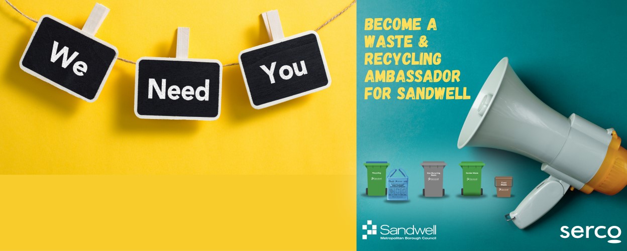 Become a waste and recycling ambassador for Sandwell - we need you