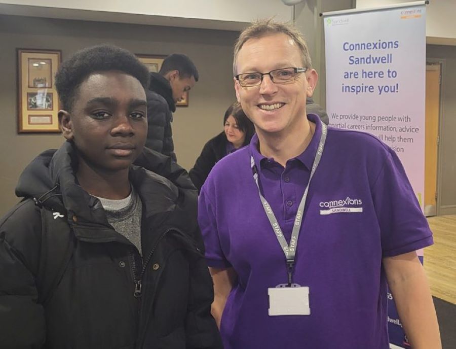 Lee and young person