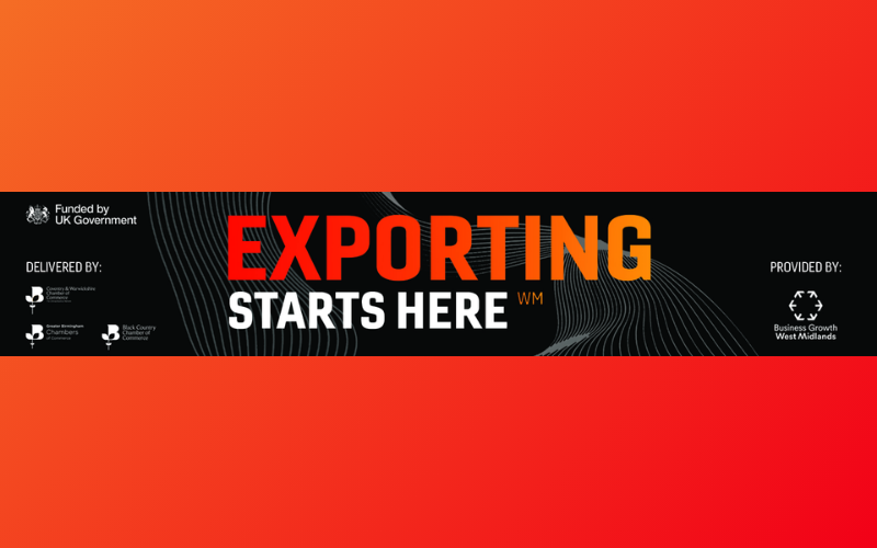 Exporting starts here banner