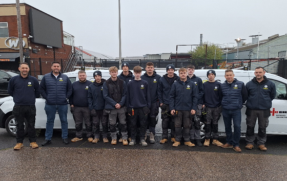 Image of c&s electricals workers