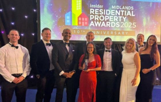 Image of winning the award