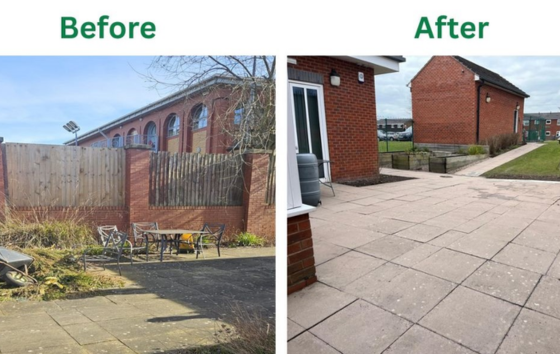 Before and after photos