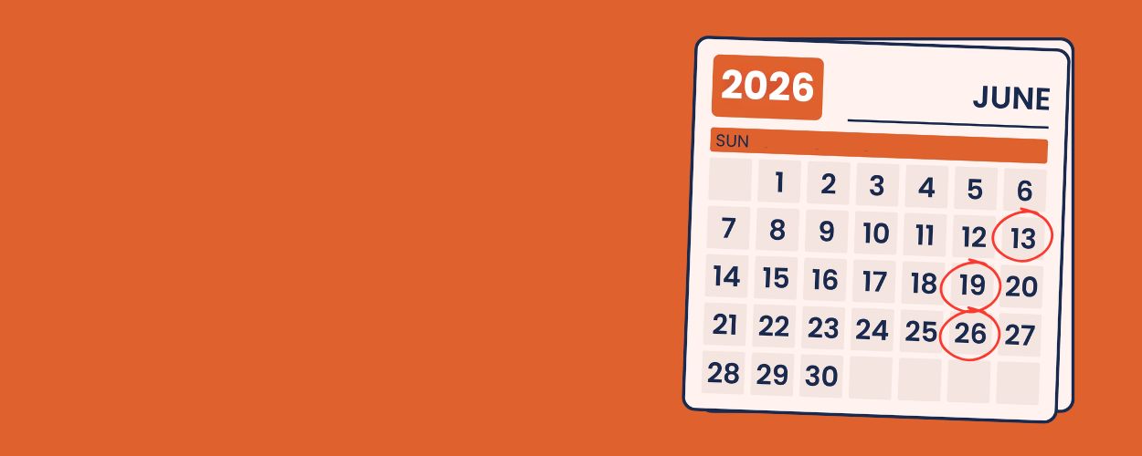 Dates for your diary! 