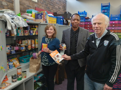 Foodbank secure storage