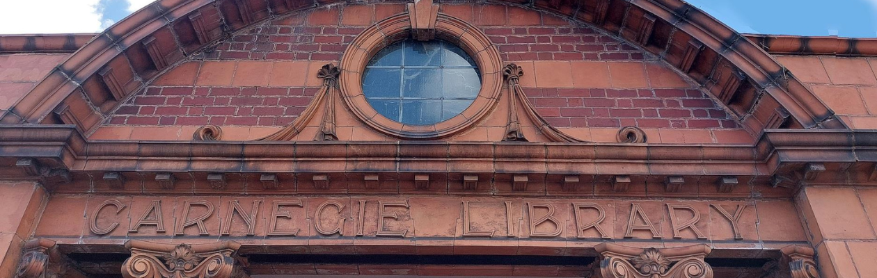 Image of Carnegie Library entrance