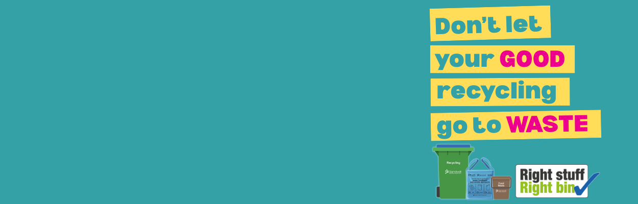 If you put the wrong items in your recycling, we will not collect your bin