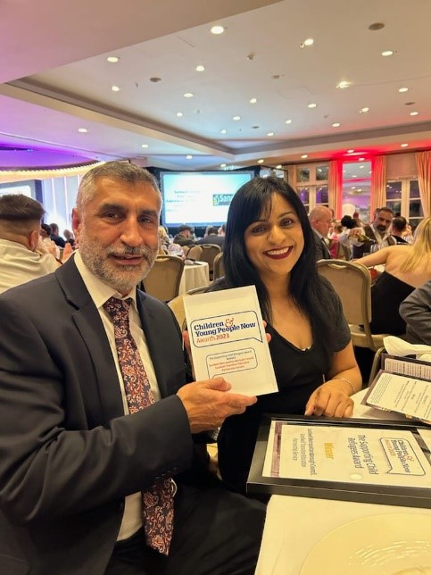 Balwant Bains Executive Headteacher and Harpreet Kaur Centre Manager at STEPS Centre