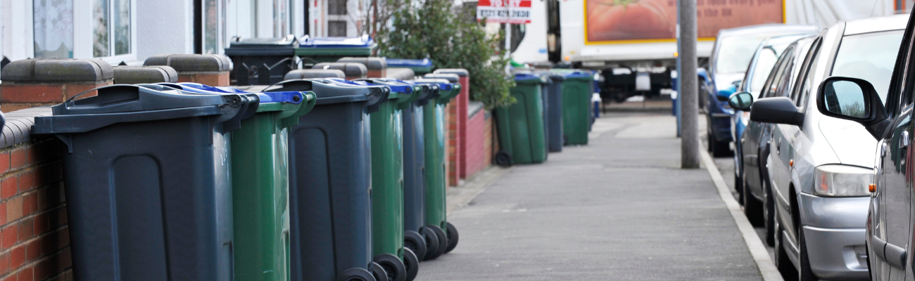 Image of bins on a street