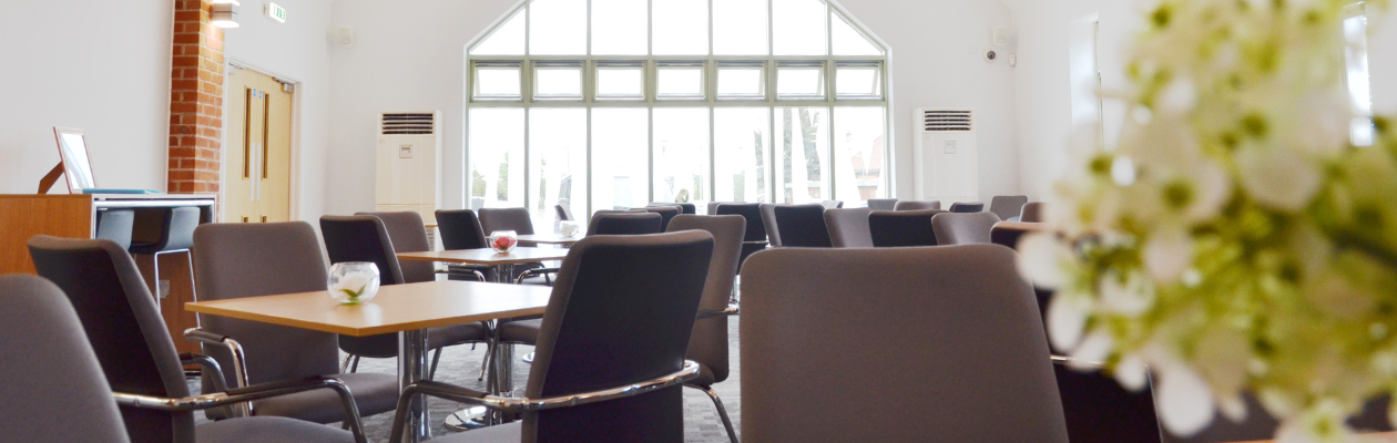 : Image of reception suite at Sandwell Valley Crematorium