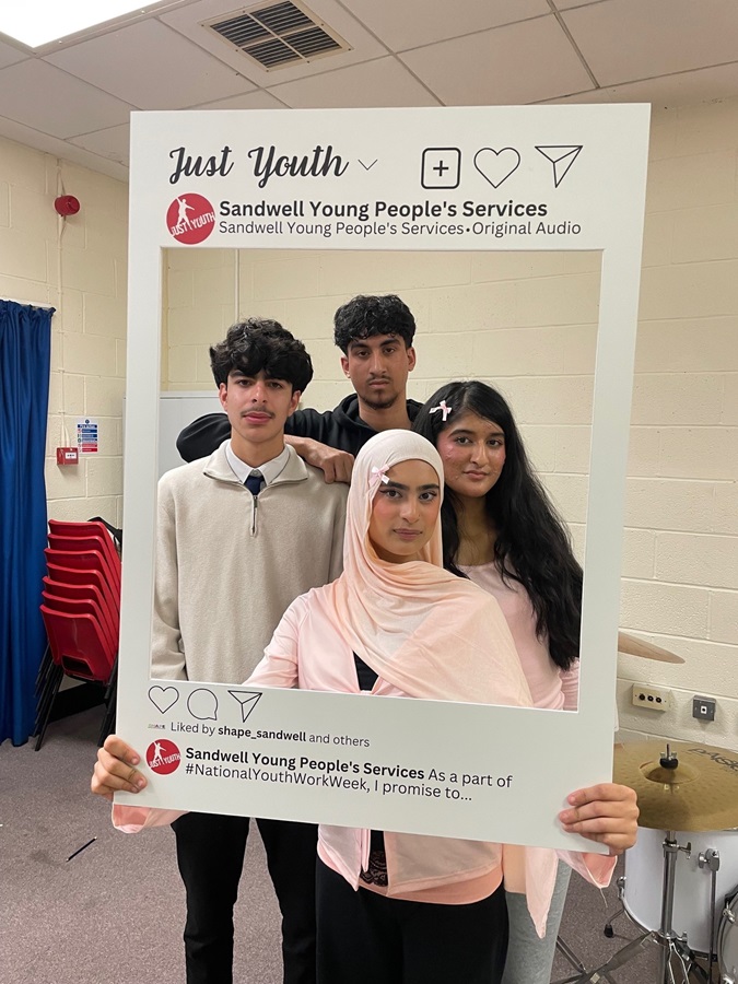 Changemakers at Sandwell Youth Service staff conference 2025