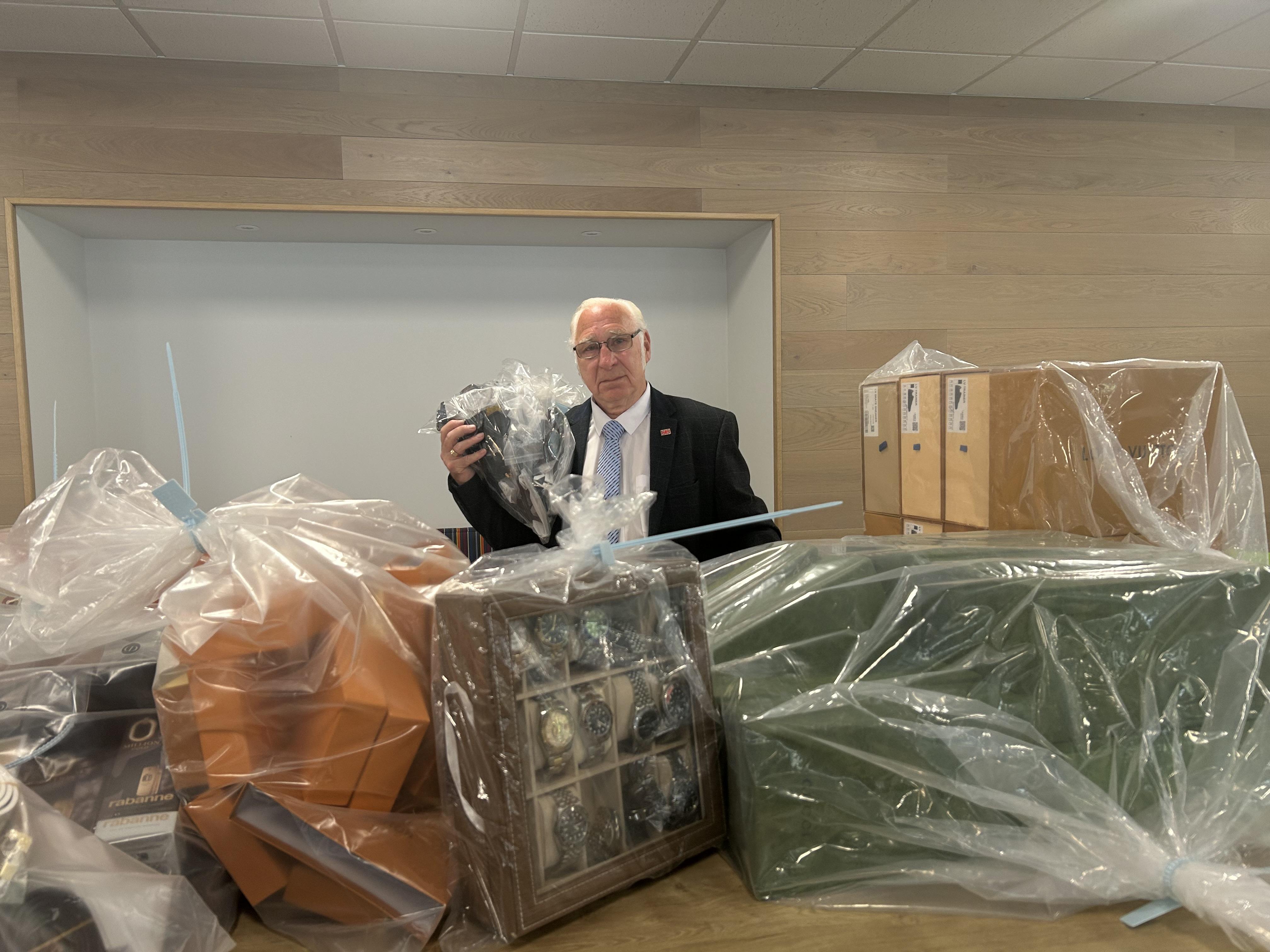 Seized goods in Sandwell