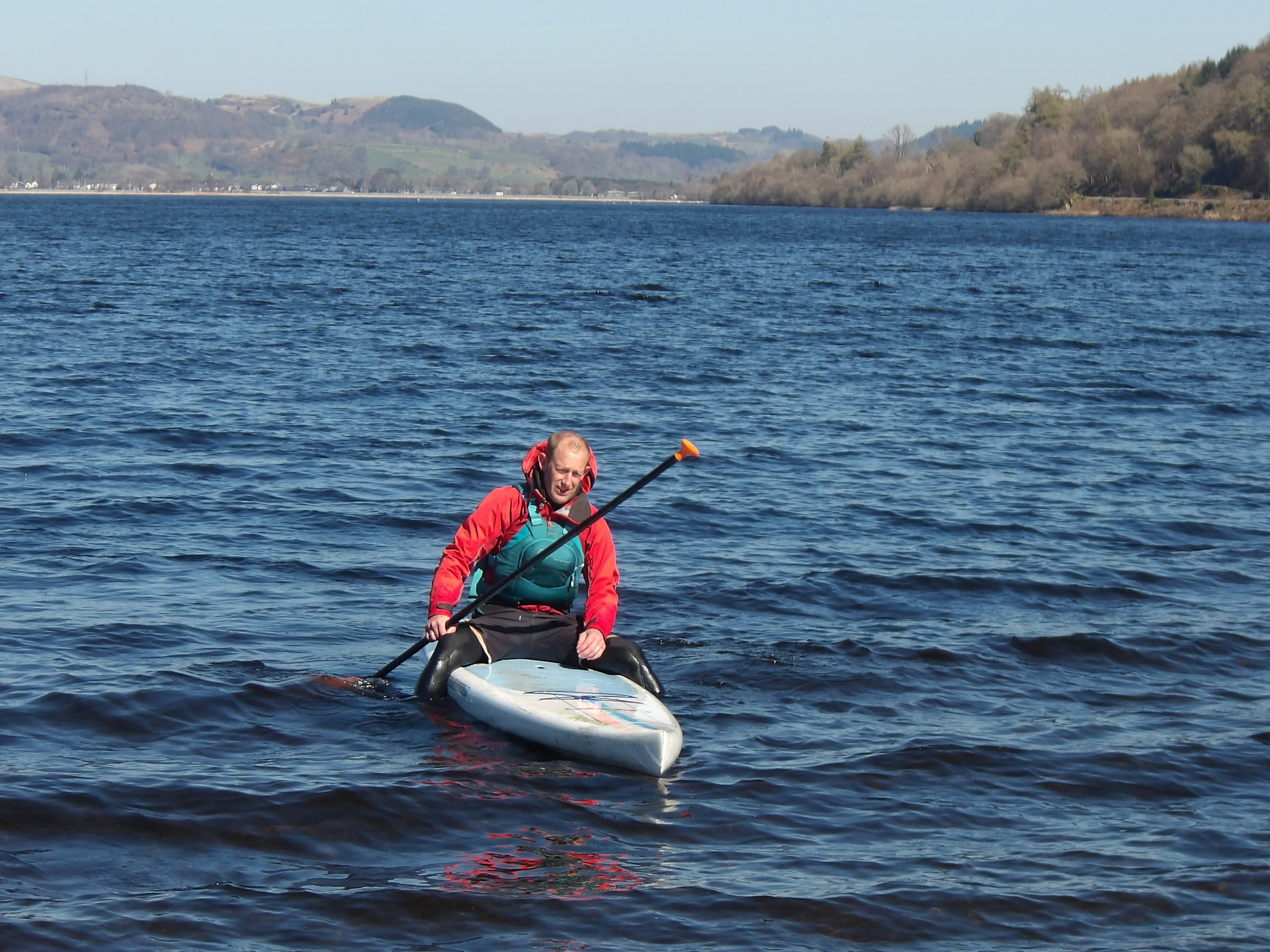 Dan Jackson, who along with colleagues is taken on a paddleboarding challenge to raise money for Sandwell Young Carers
