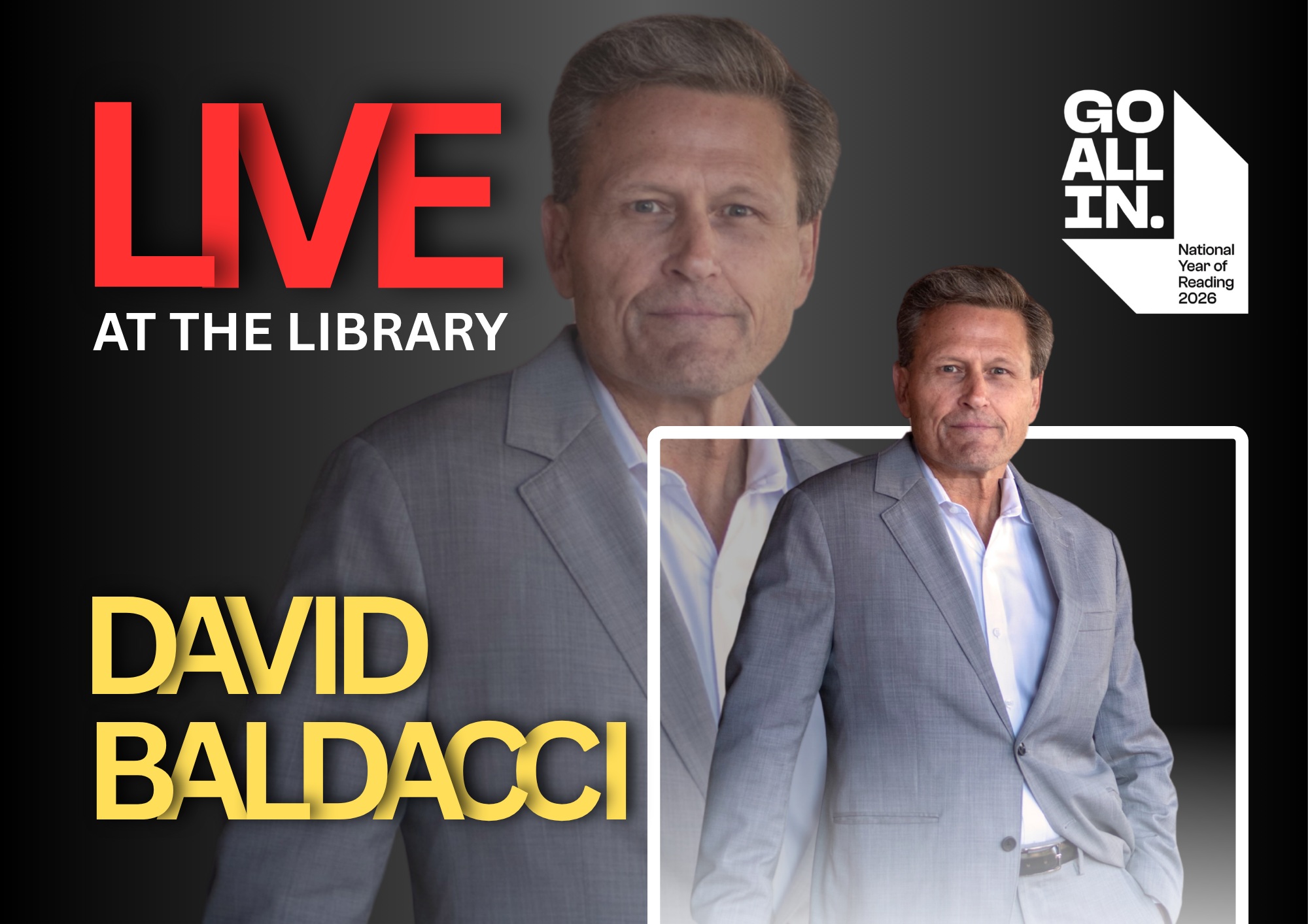 David Baldacci book signing
