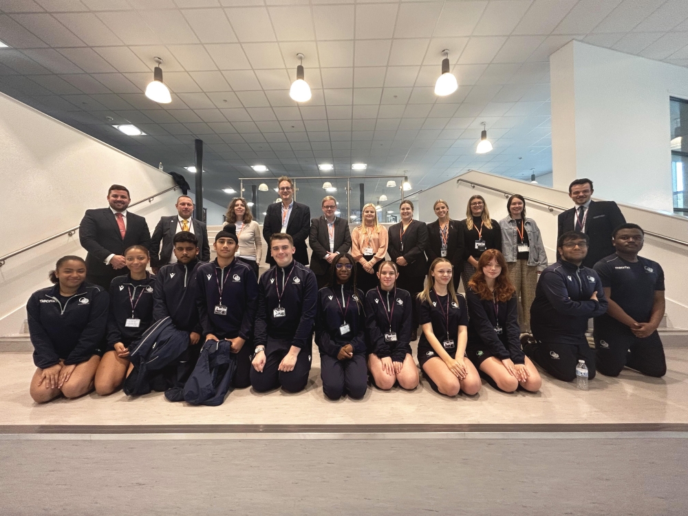 Eton representatives at Q3Academy Langley