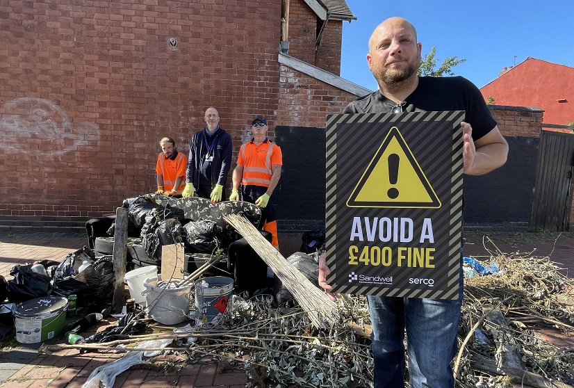 Flytipping fines cllr millard and the team