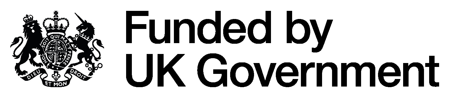 Funded by Uk Government jpeg logo