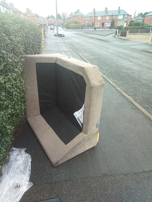Sofa dumped in Hollydale Road Rowley Regis