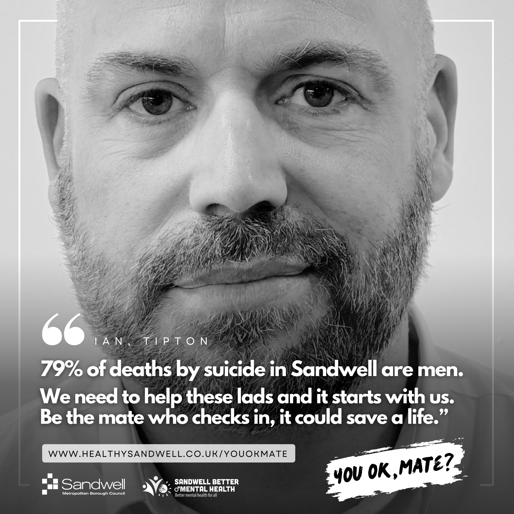 Image of Ian Markham in an example of the many campaign materials