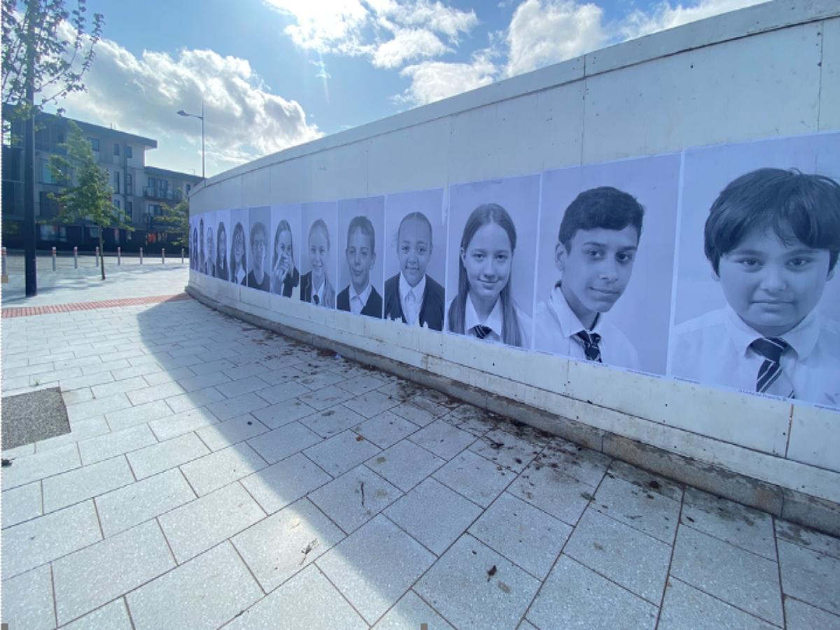 A selection of images as part of the Inside Out exhibition