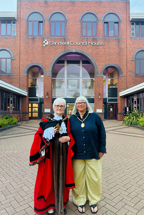 Mayor Sutton and Mayoress Gallagher