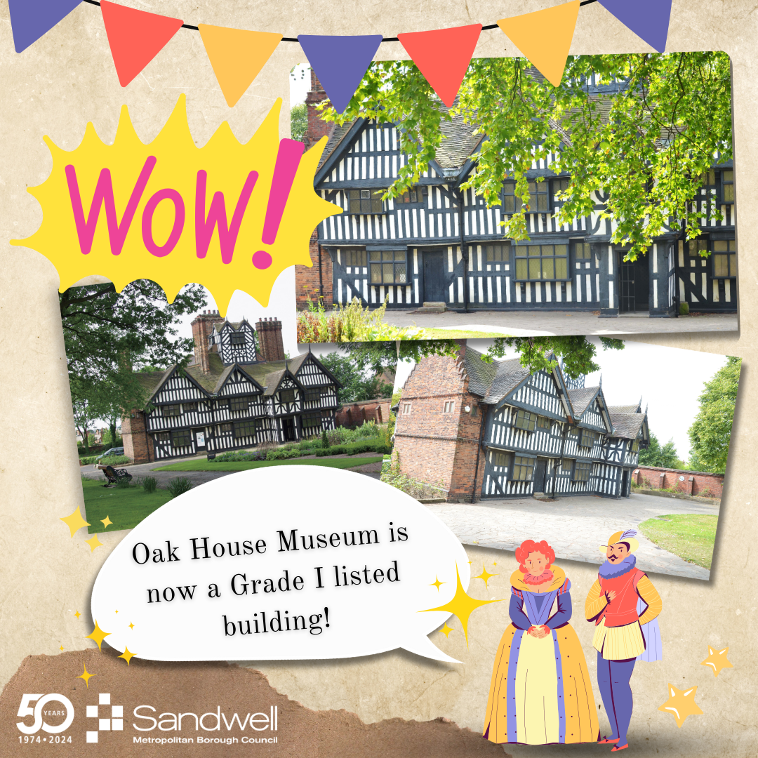 Oak House has now be made a Grade 1 listed building