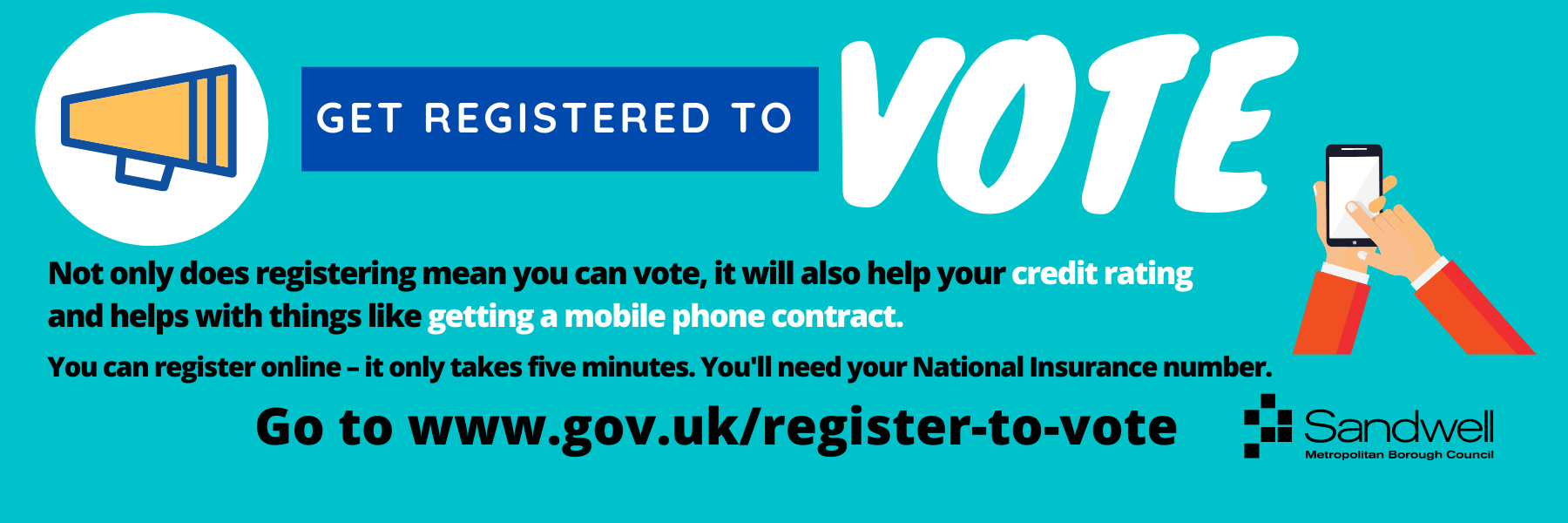 Register to vote banner image