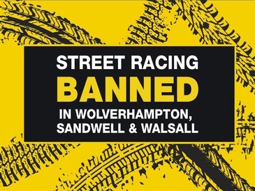 Street Racing Banned Logo