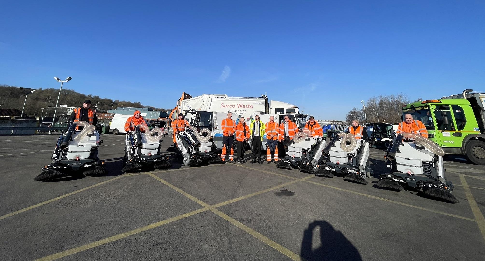 Sandwell fleet of new electric sweepers to its cleaning