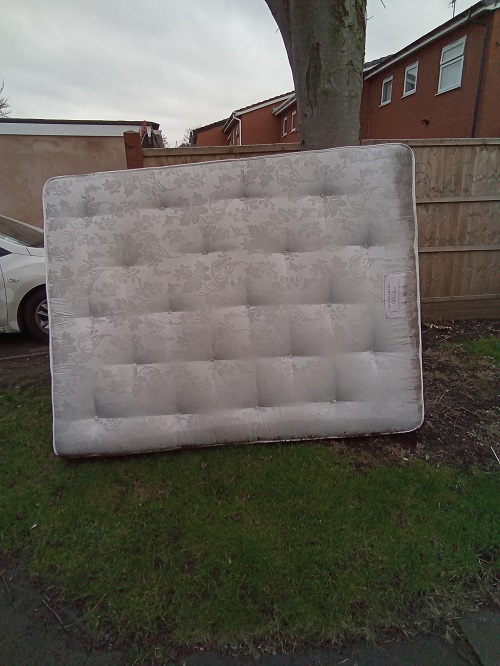 Mattress dumped in Shinwell Crescent, Oldbury