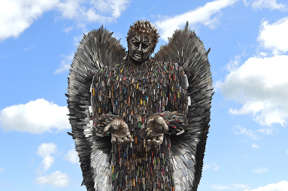 Knife Angel - image courtesy of British Ironwork Centre