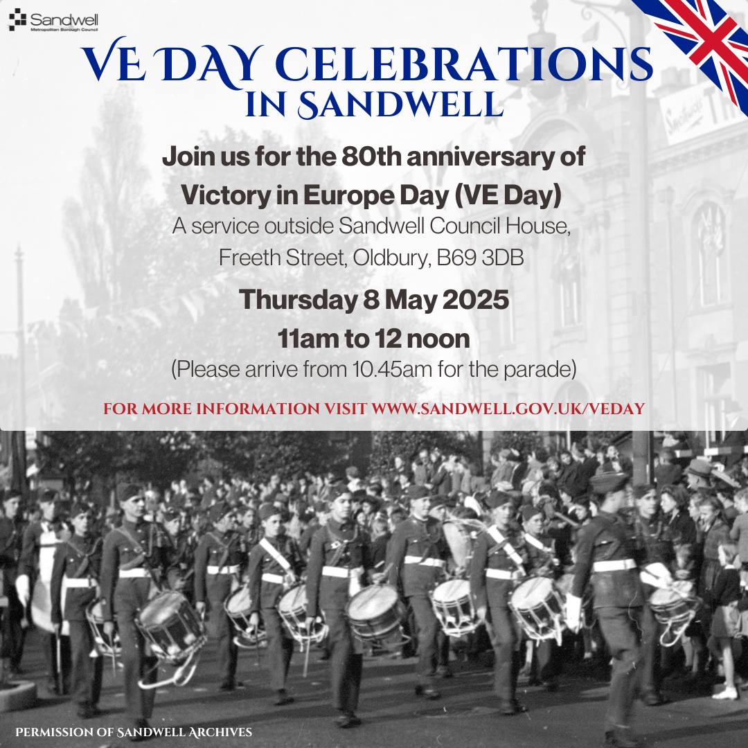 Ve day event 2025 permission of sandwell archives 1