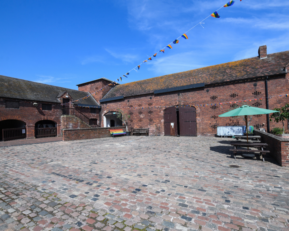 Sandwell Valley Visitor Centre Courtyard