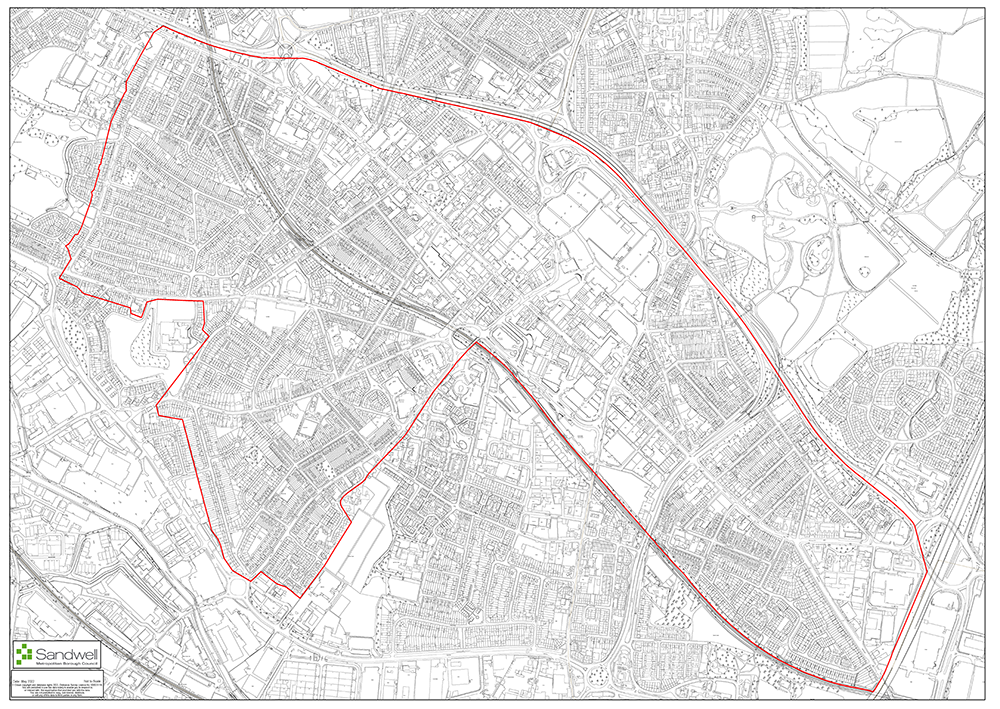 West Bromwich additional licensing map