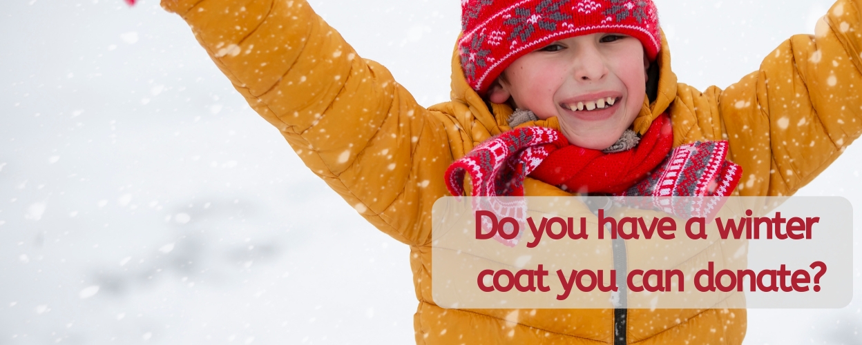 Winter coat appeal banner