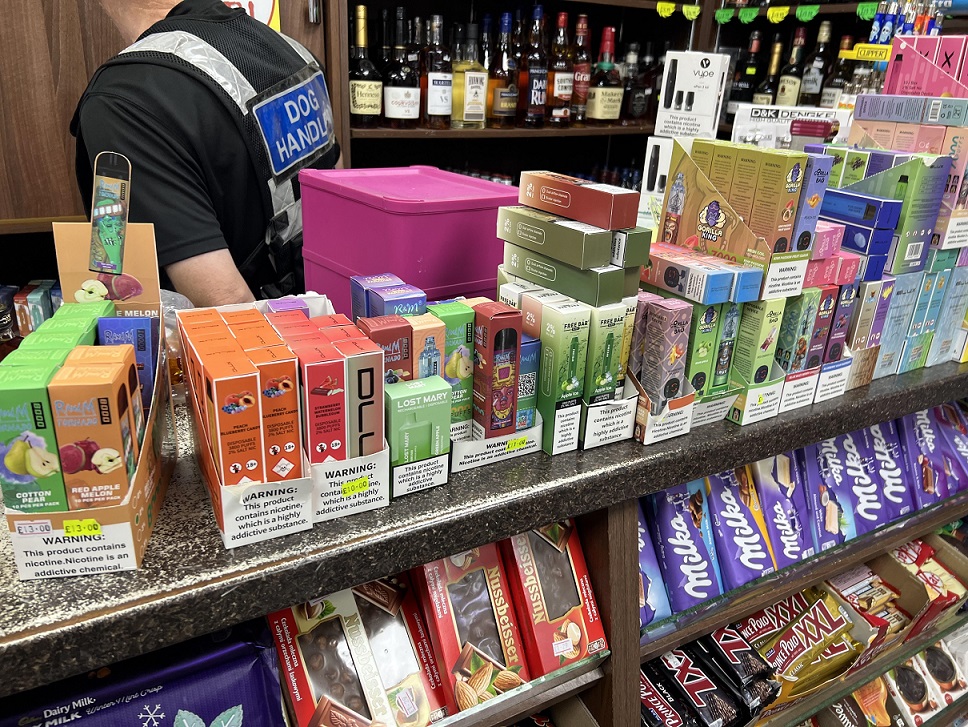 Illegal vapes taken off the market Sandwell Council