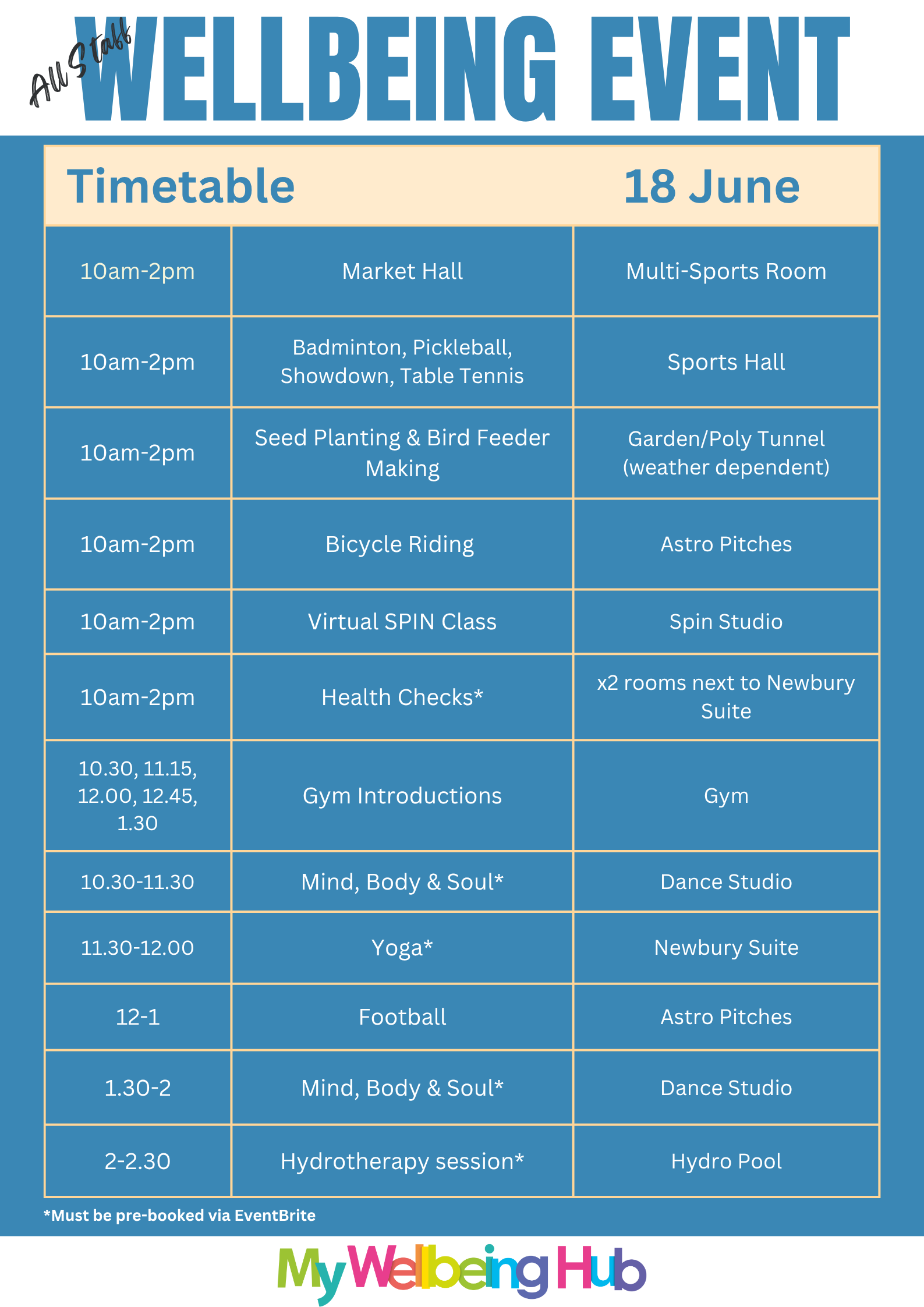 Timetable