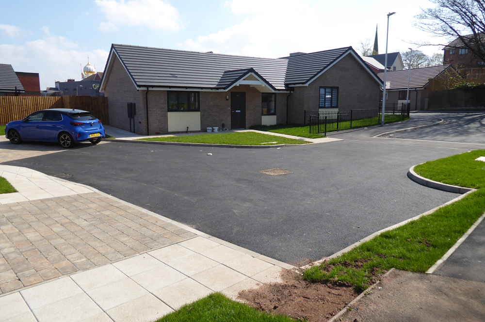 Church hill street - view of a completed bungalow