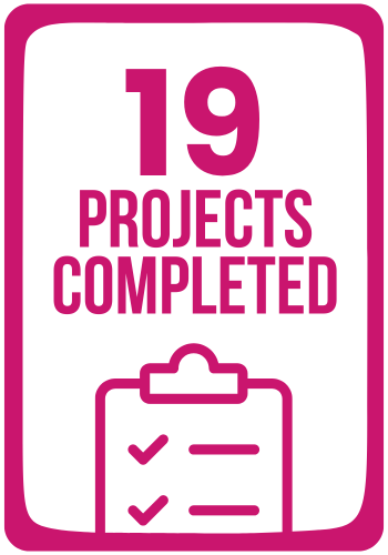 19 projects completed