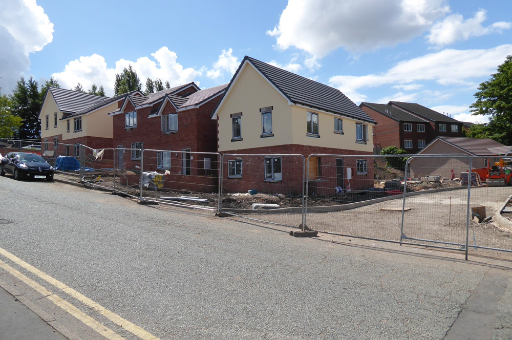 Church hill street - site a starting to take shape