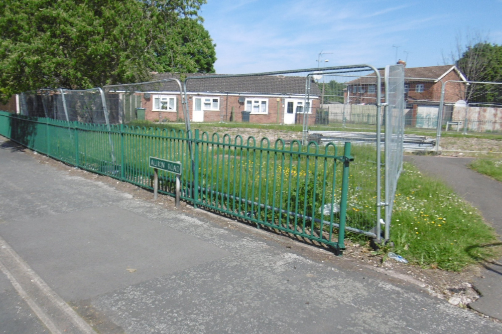 Albion Road site before works