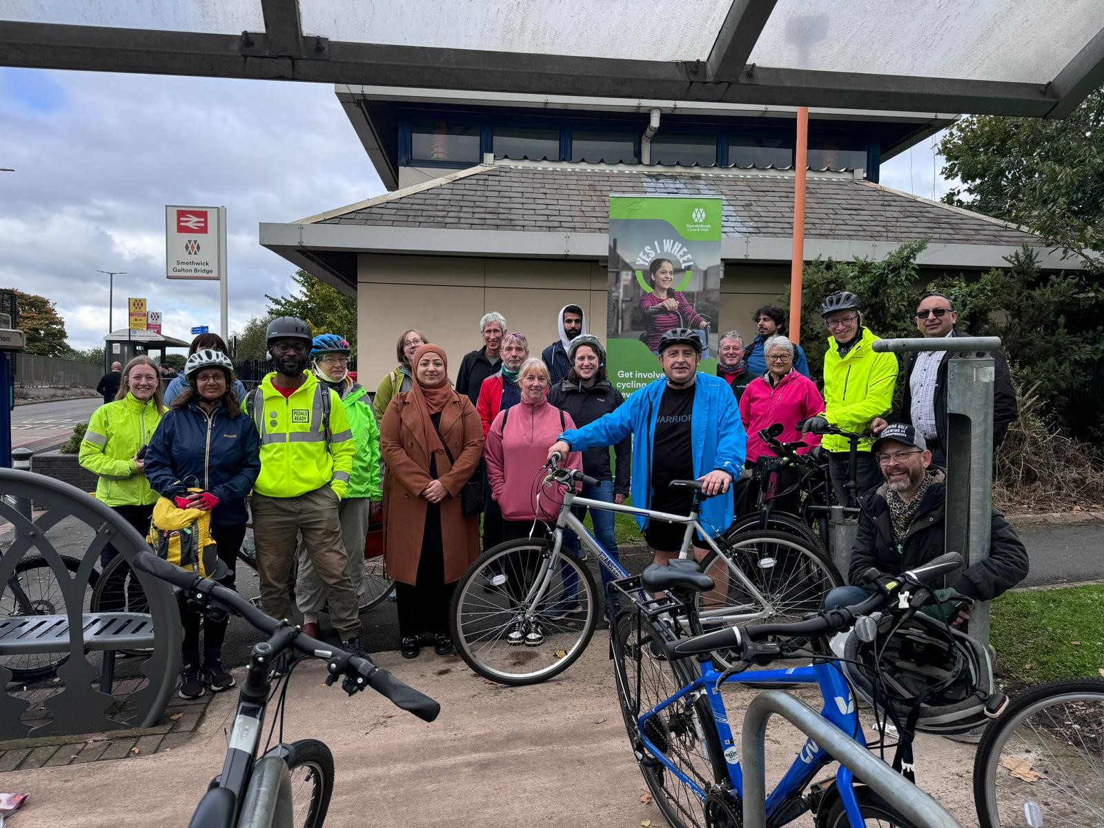 Participants that took part in the Sustrans Dr Bike event September 2024