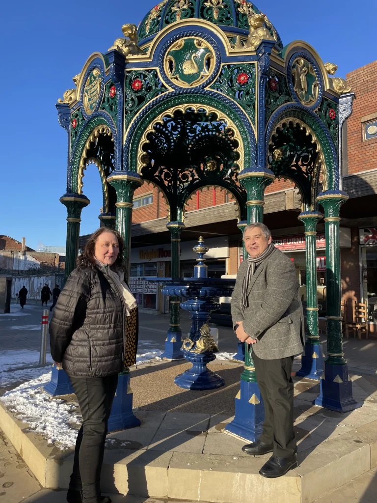 Chris Hinson, Chair of West Bromwich Town Deal Board and Councillor Peter Hughes, Cabinet Member for Regeneration & Infrastructure