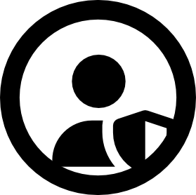 Crime prevention icon