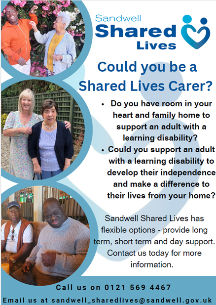 Could you be a Shared Lives Carer?